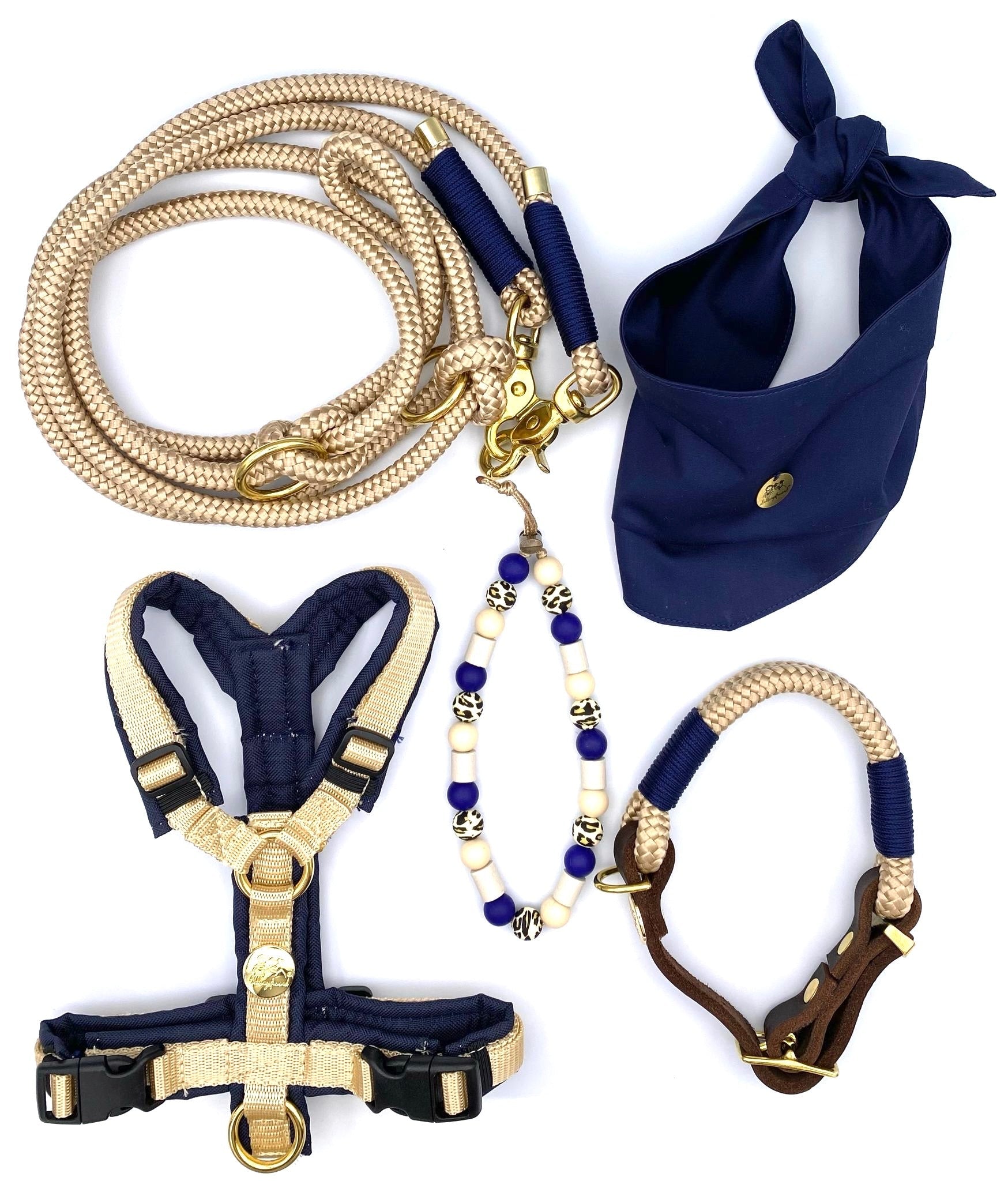 no.7 Tau-Leder-Halsband