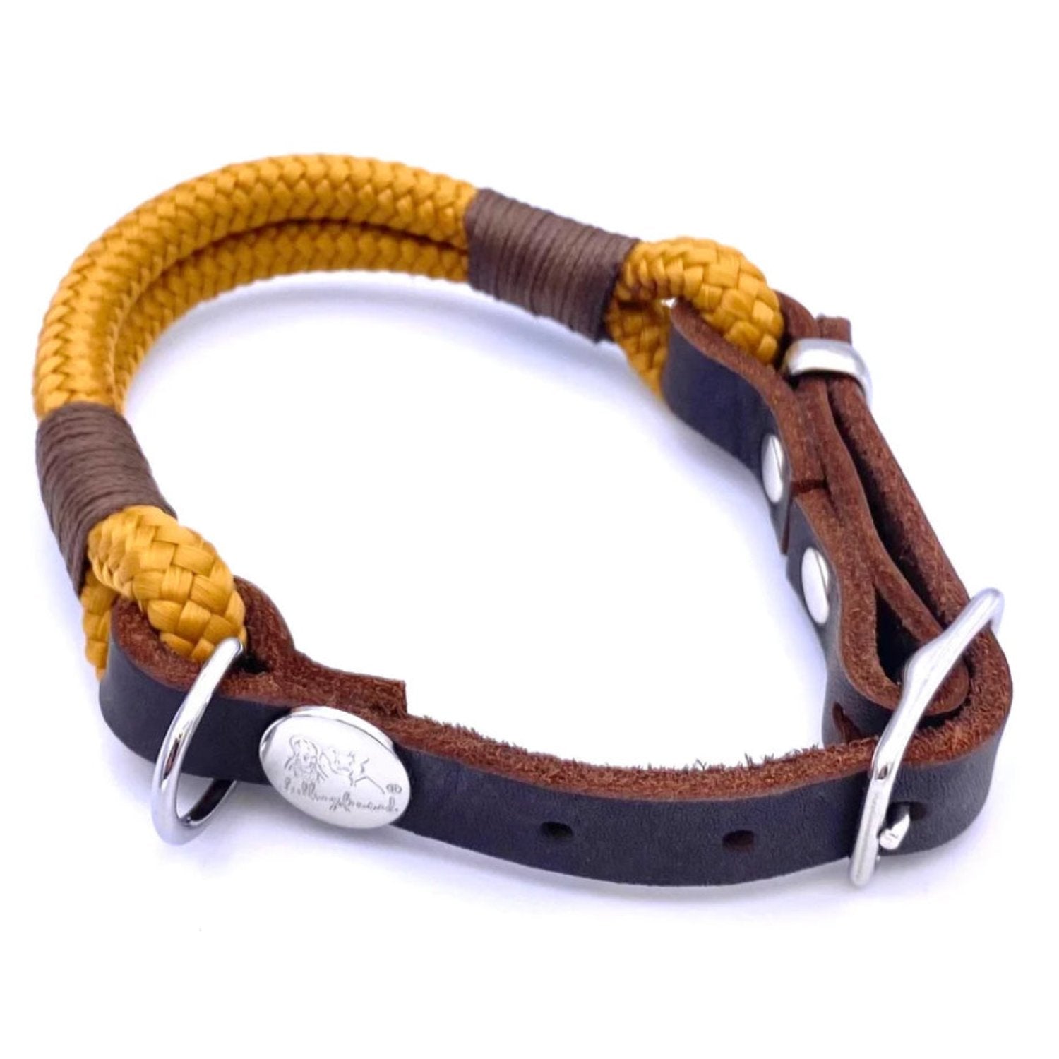 no.4 Tau-Leder-Halsband