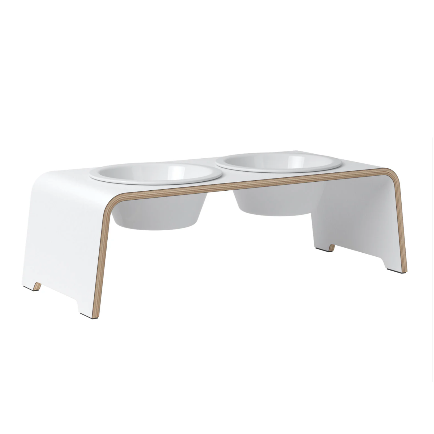 dogBar® - HPL weiss mit Porzellan